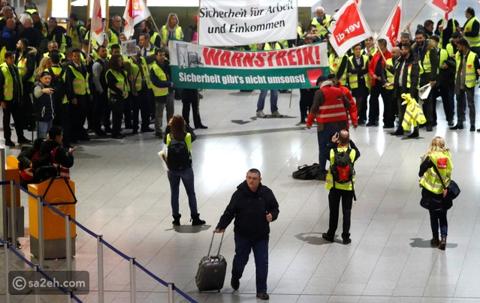 إضراب أكثر من 25 ألف موظف في مطارات ألمانيا