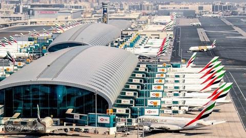 مطار دبي بالمركز الثاني عالمياً للمسافرين