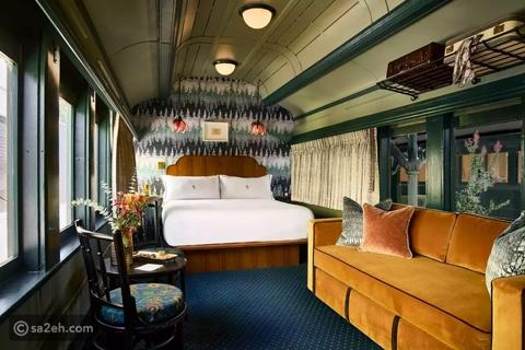 تصميمات فندق مستوحاة من عربات القطار