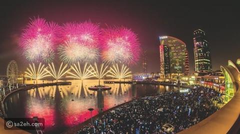 أين تشاهد الألعاب النارية في دبي وأبوظبي خلال عيد الأضحى؟