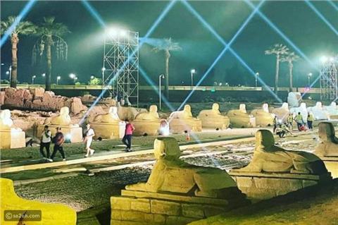 مصر افتتاح طريق الكباش وتحويل الأقصر إلى متحف