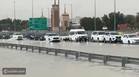 توقف الحركة بمطارات دبي مؤقتًا بسبب عاصفة جوية
